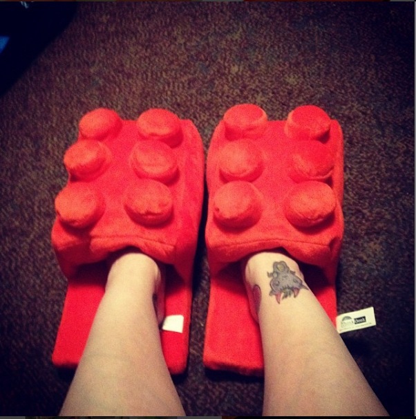 Men Shoes Marks - Warm Brick Slipper Women House Winter