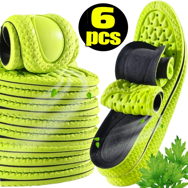2/6Pcs EVA Deodorizing Memory  - đánh giá và giá Men'S Shoes With Memory Foam