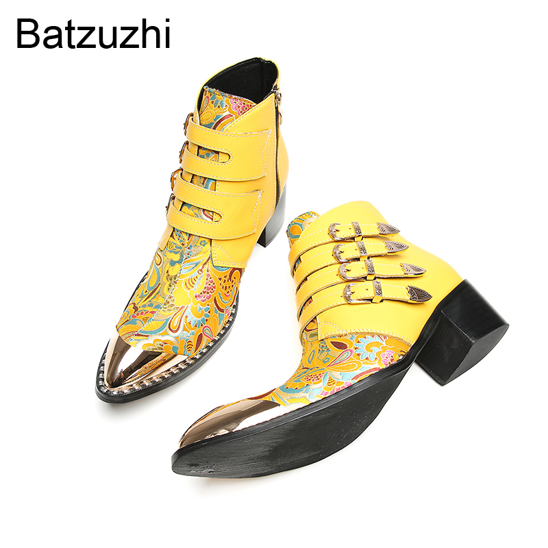 Batzuzhi 6.5cm Heels Fashion Y - đánh giá và giá Men Shoes For Wedding