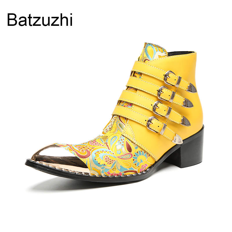 Batzuzhi 6.5cm Heels Fashion Y - đánh giá và giá Men Shoes For Wedding