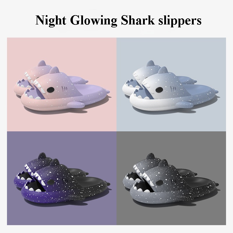 Cute Cartoon Shark Slippers Fo - đánh giá và giá Men Shoes Style