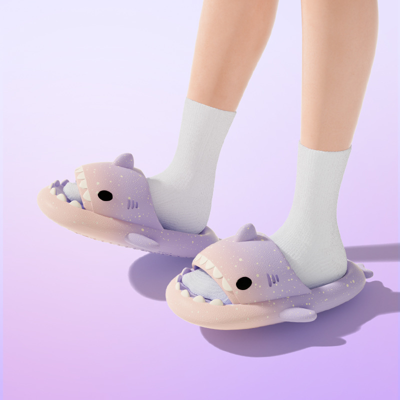 Cute Cartoon Shark Slippers Fo - đánh giá và giá Men Shoes Style