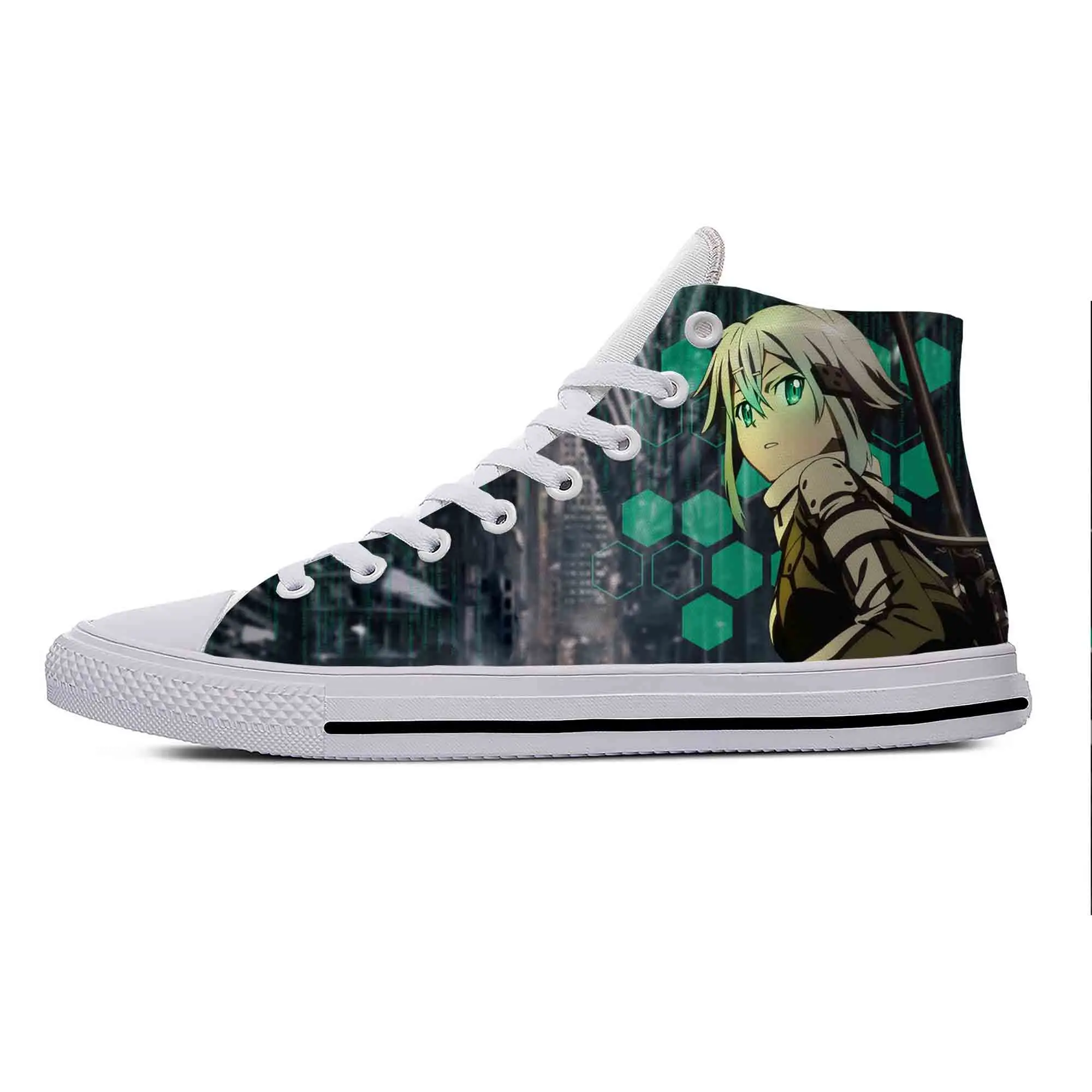Hot Anime Cartoon Manga Sinon  - đánh giá và giá Men Shoes Online