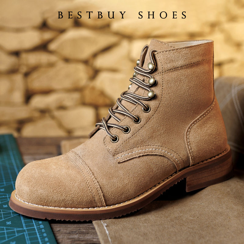 Vintage Tooling Male Motorcycl - đánh giá và giá Men Shoes Red
