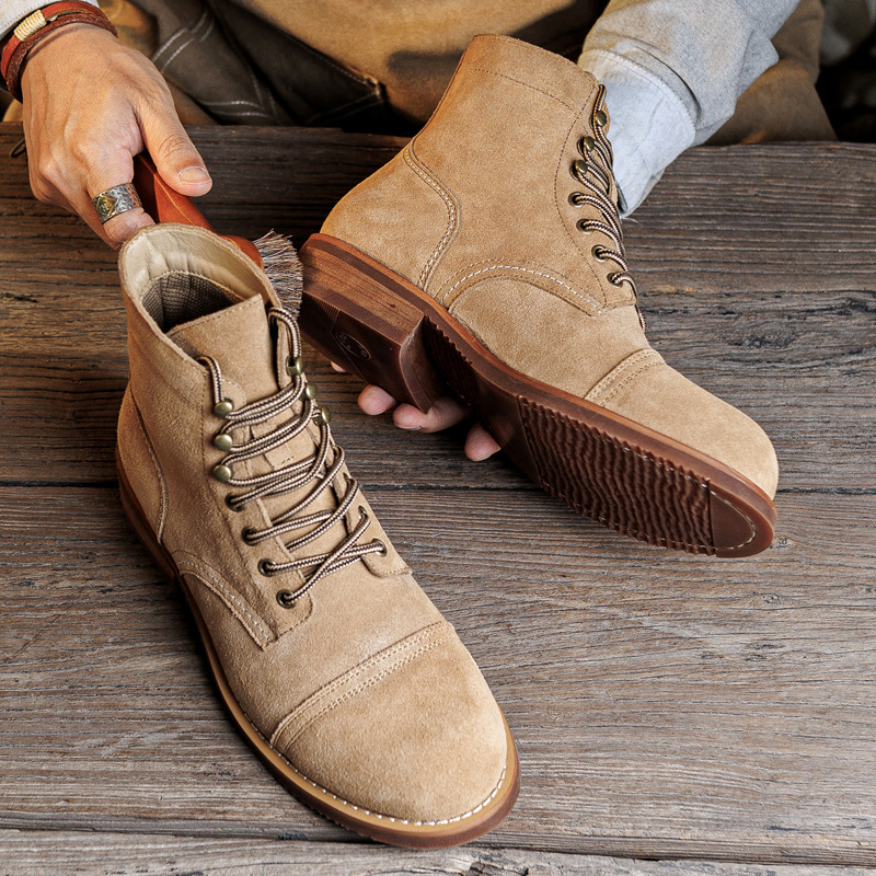 Vintage Tooling Male Motorcycl - đánh giá và giá Men Shoes Red