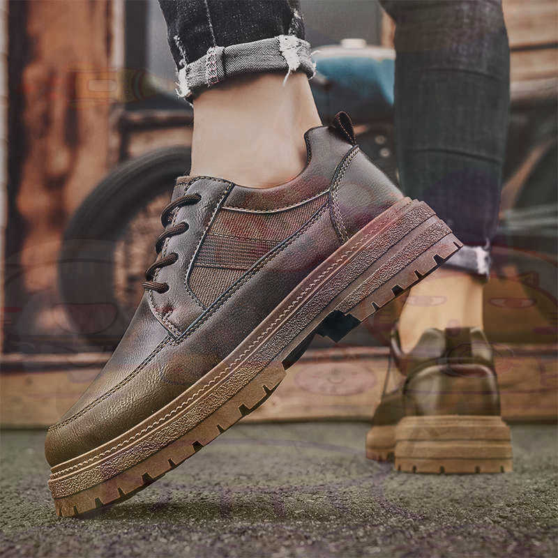 Dark Natural Leather Fashion T - đánh giá và giá Men Shoes Uk