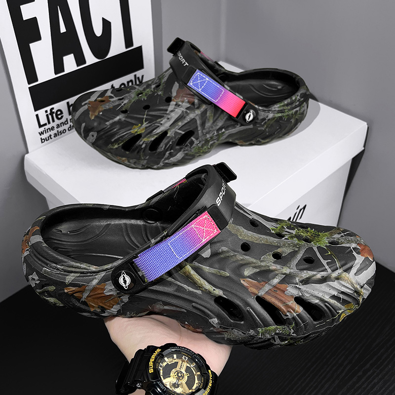 Camouflage Wave-Patterned Larg - đánh giá và giá Men Shoes Must Have