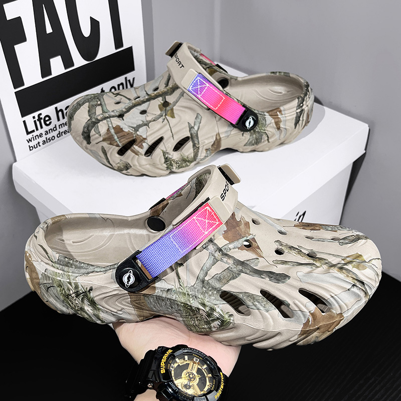 Camouflage Wave-Patterned Larg - đánh giá và giá Men Shoes Must Have