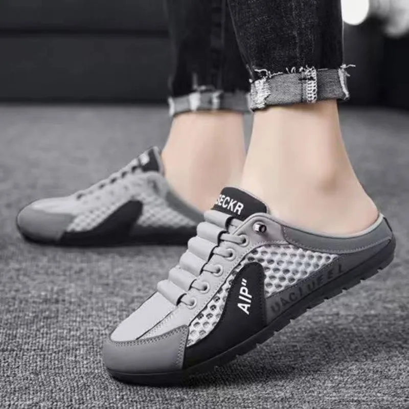 Men's Fashion Soft-soled Half  - đánh giá và giá Men Shoes Marks