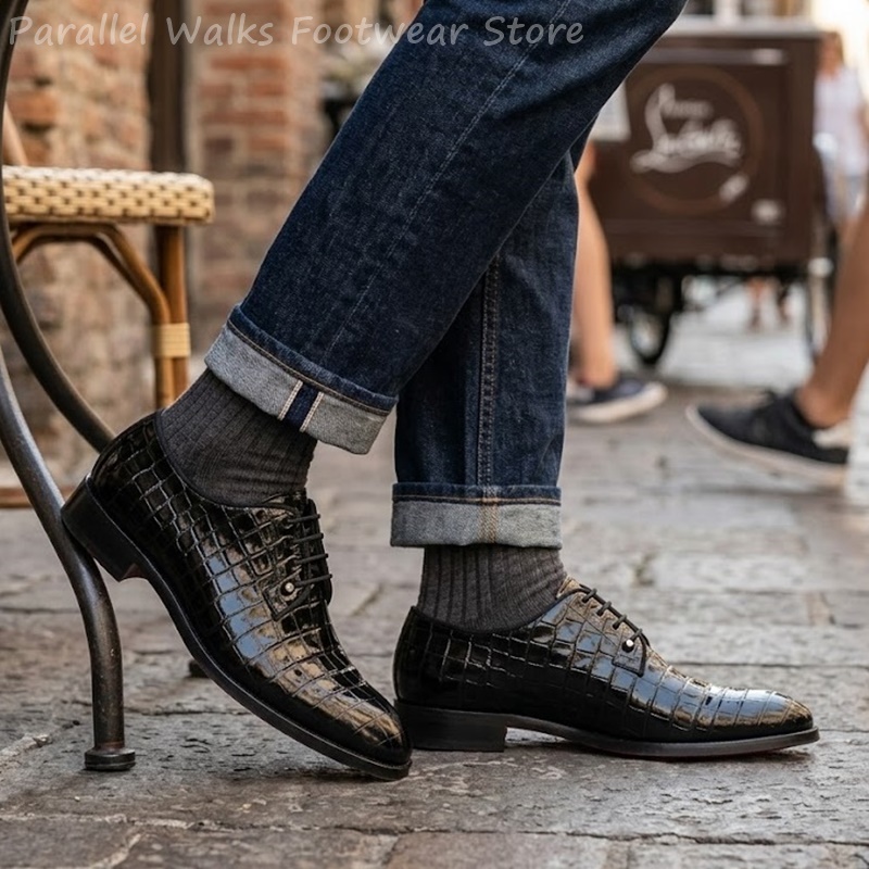 Men Patent Leather Oxford Shoe - đánh giá và giá Men Shoes For Wedding