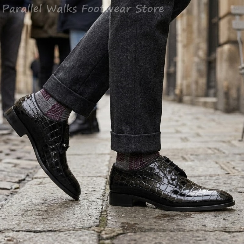 Men Patent Leather Oxford Shoe - đánh giá và giá Men Shoes For Wedding