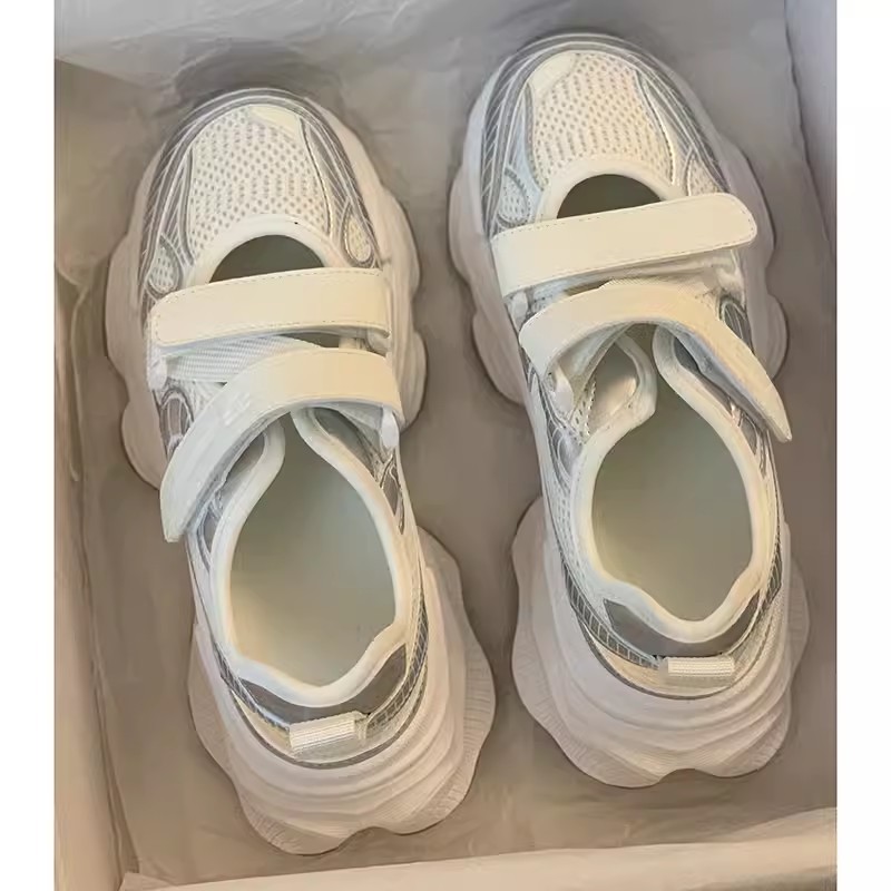 Metallic Silver Hollow Out Pla - đánh giá và giá Sandal Sport Outdoor