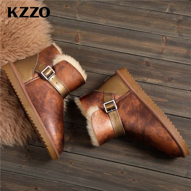 KZZO 2021 Mới Nam Da Cừu Thật  - đánh giá và giá Men Shoes Online