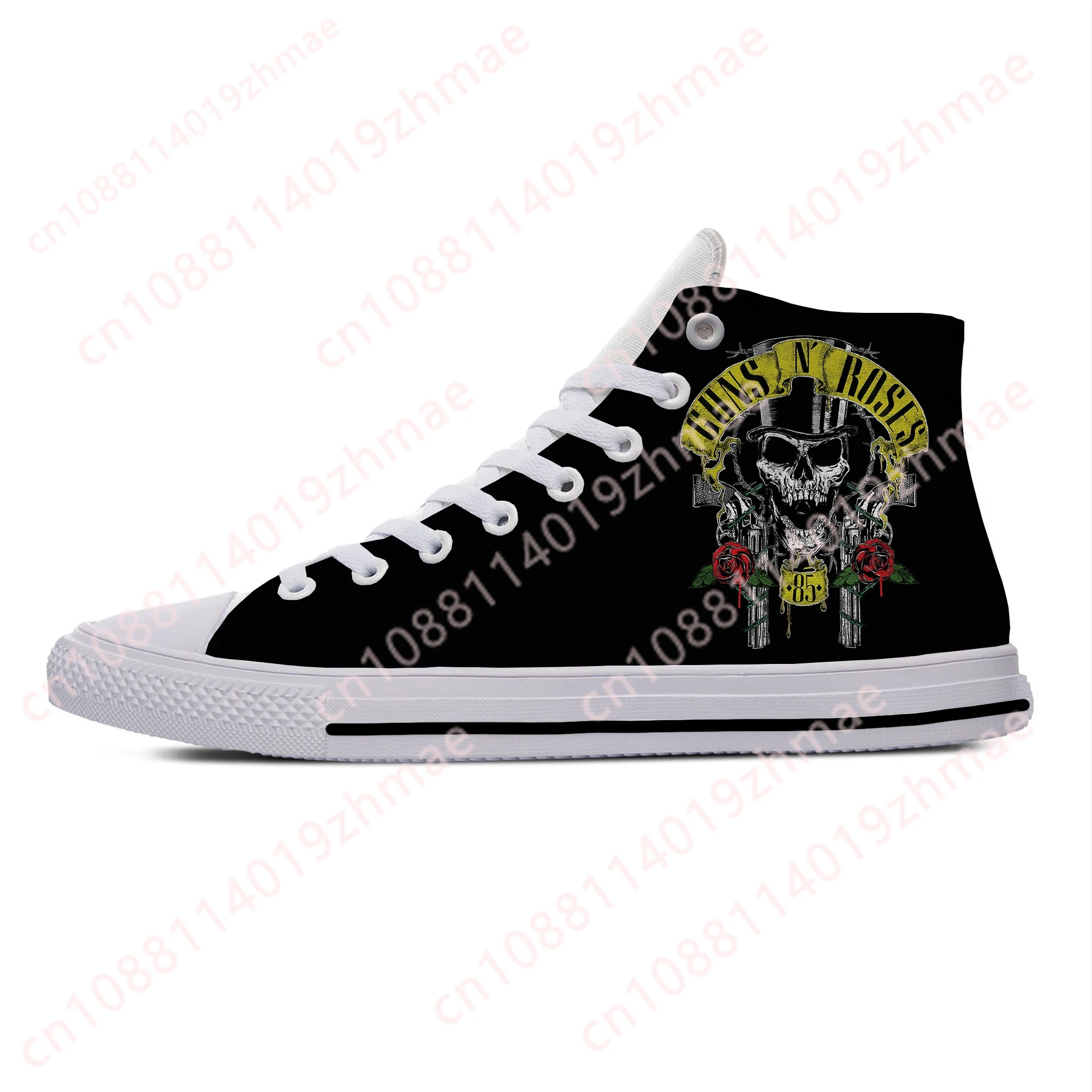 Hot 3D Guns N Rose Heavy Metal - đánh giá và giá Men Shoes Marks