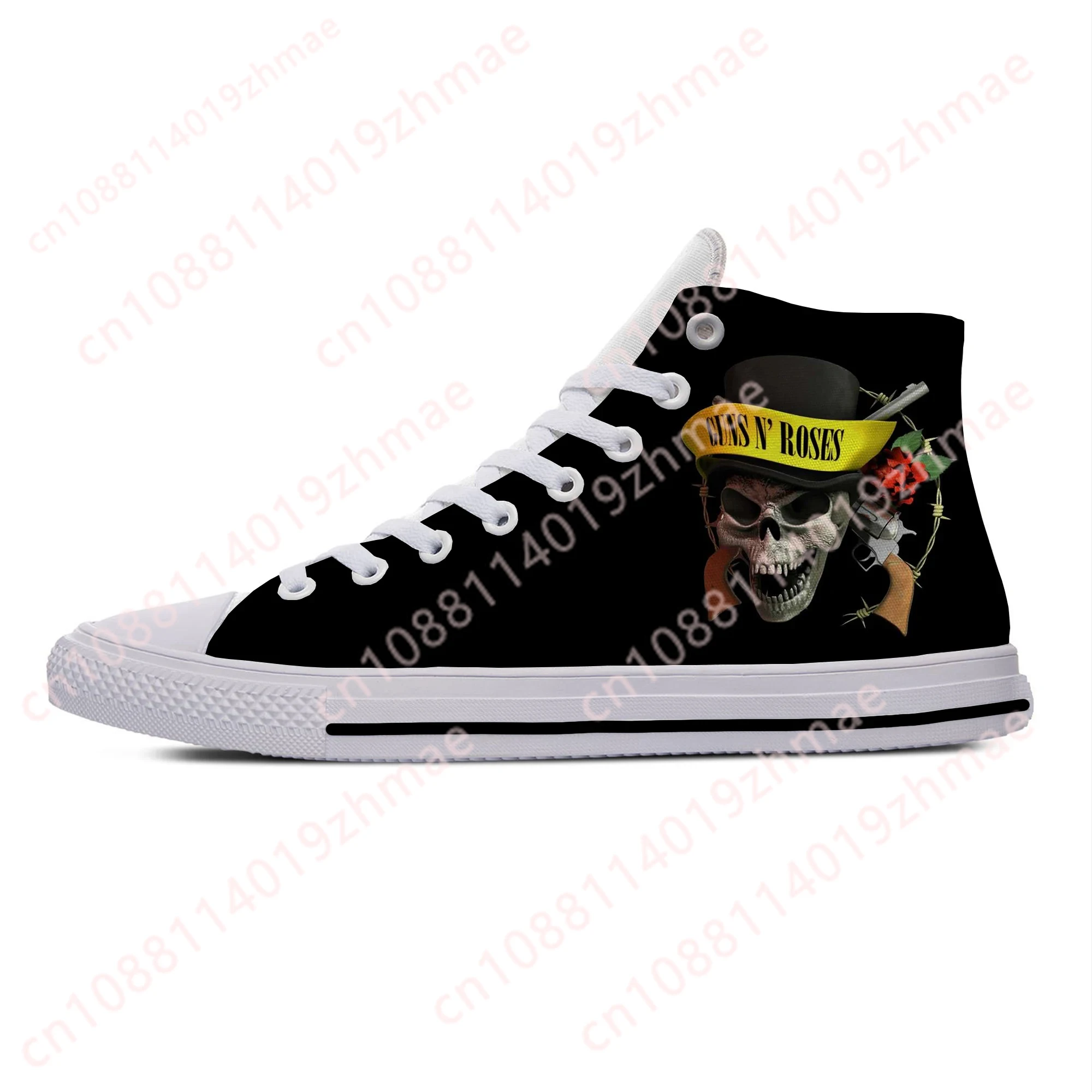 Hot 3D Guns N Rose Heavy Metal - đánh giá và giá Men Shoes Marks
