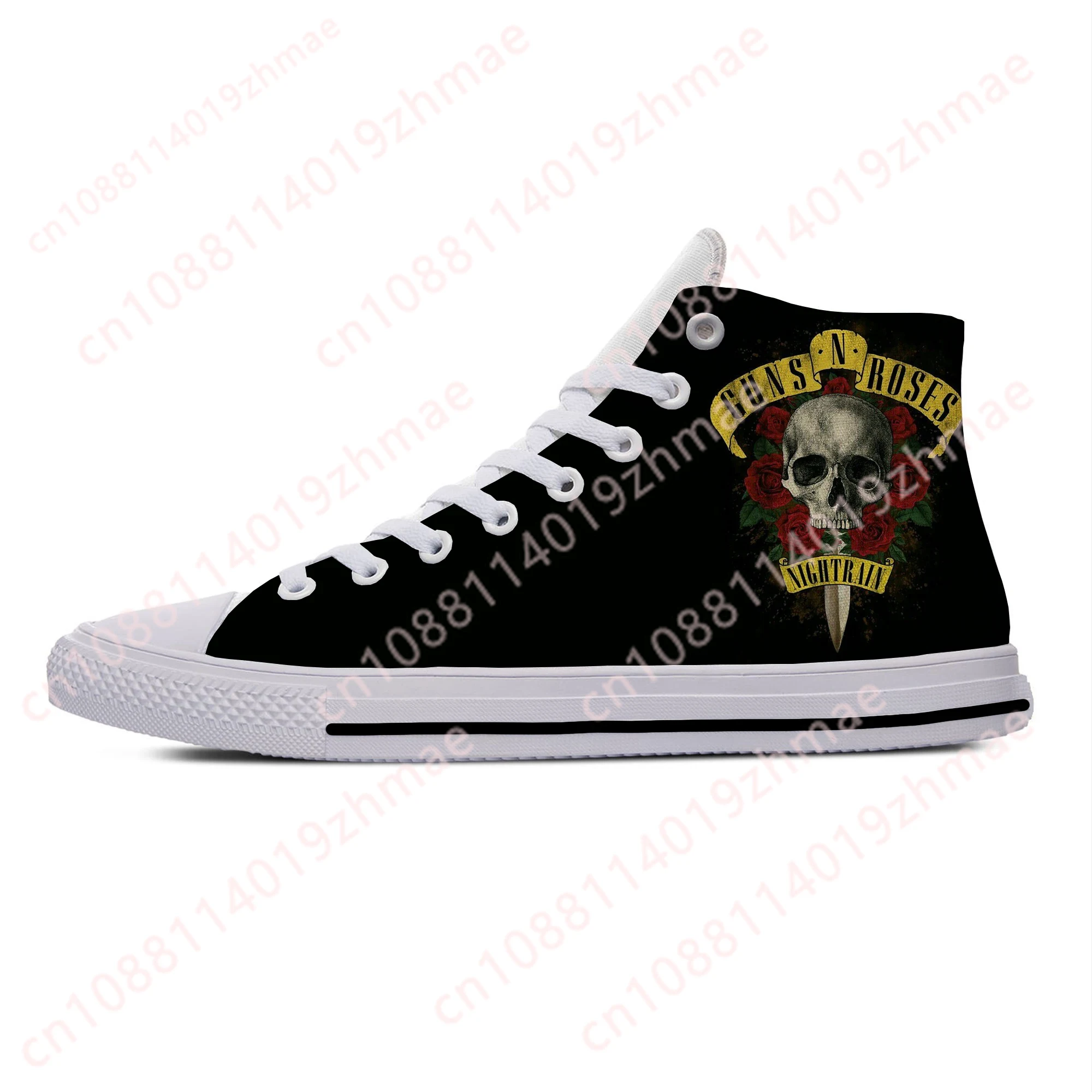 Hot 3D Guns N Rose Heavy Metal - đánh giá và giá Men Shoes Marks