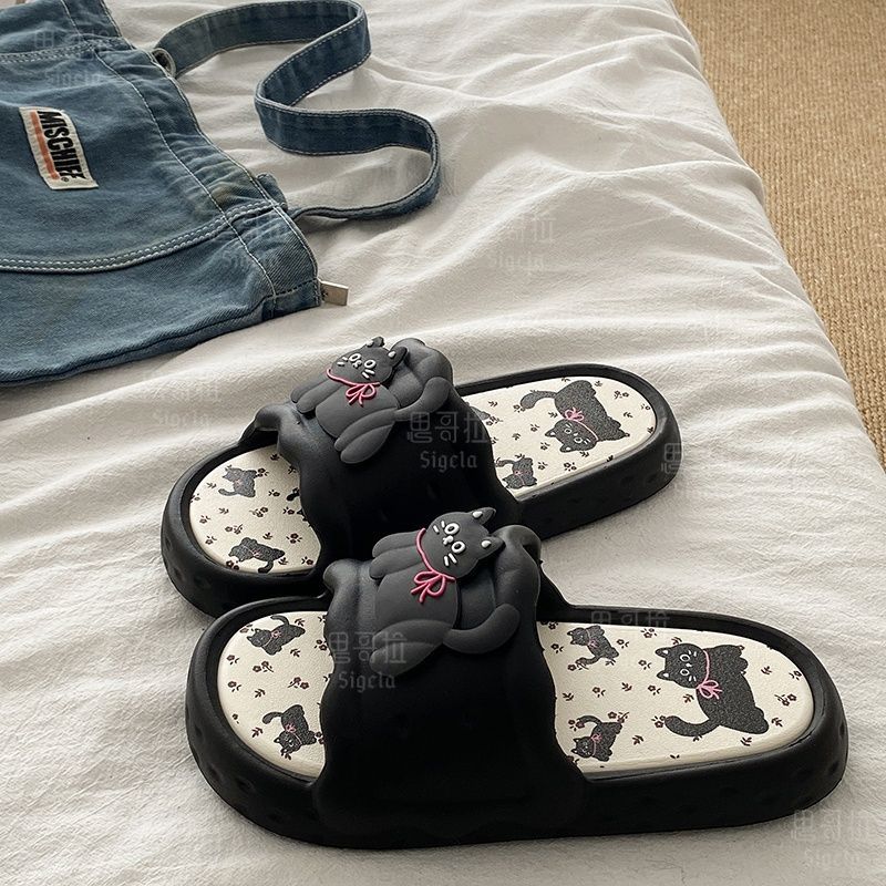 Printting Cute Bear Women Slip - đánh giá và giá Men Shoes Style