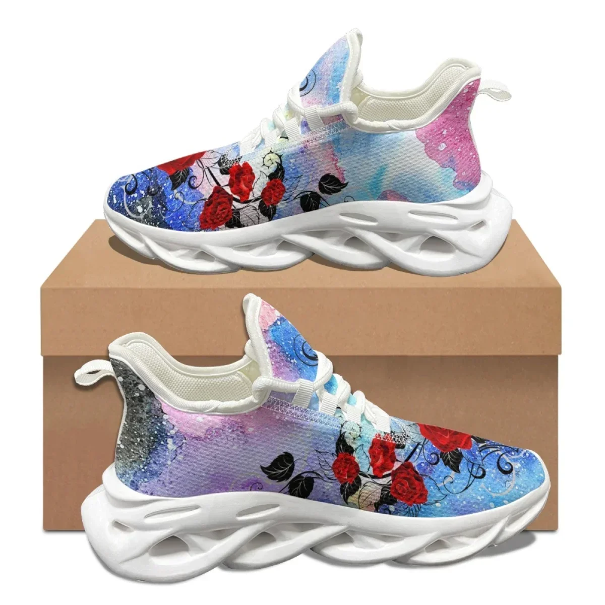 Valentine's Day Gift 3D Red Ro - đánh giá và giá Men Shoes Red