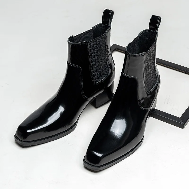 Luxury Patent Leather Mens Ank - đánh giá và giá Men Shoes For Wedding
