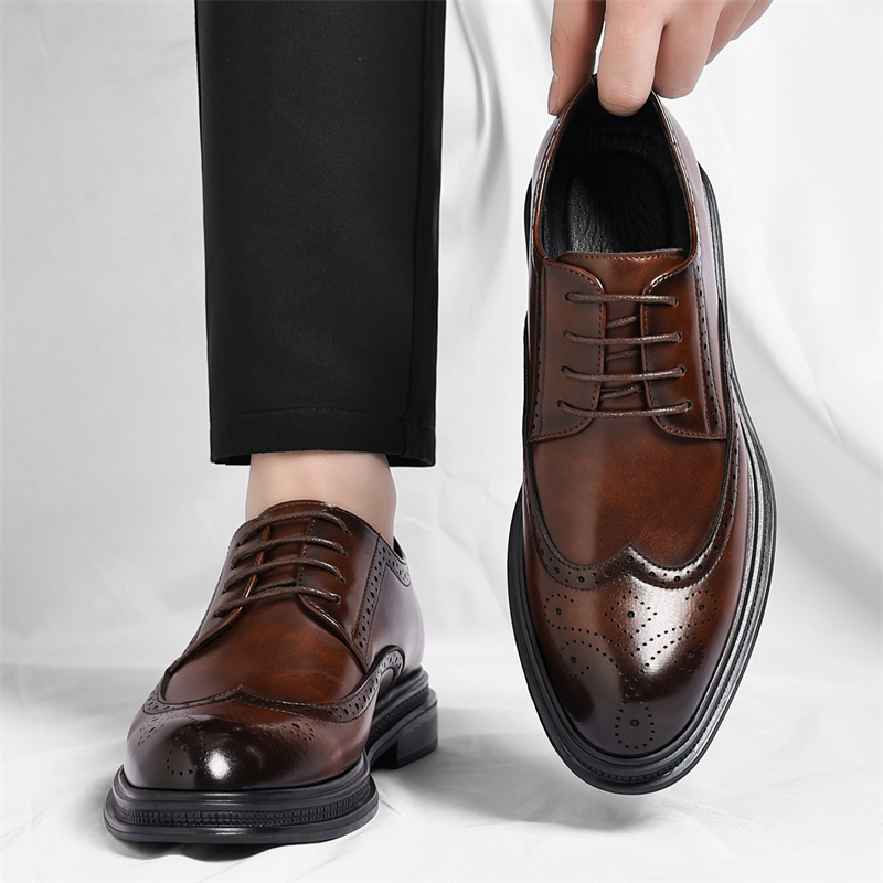 Men's Brogue Leather Shoes Fas - đánh giá và giá Men Shoes Uk
