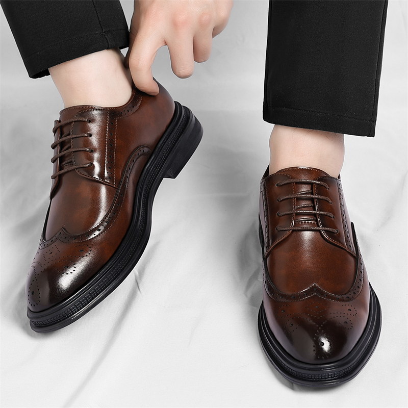 Men's Brogue Leather Shoes Fas - đánh giá và giá Men Shoes Uk
