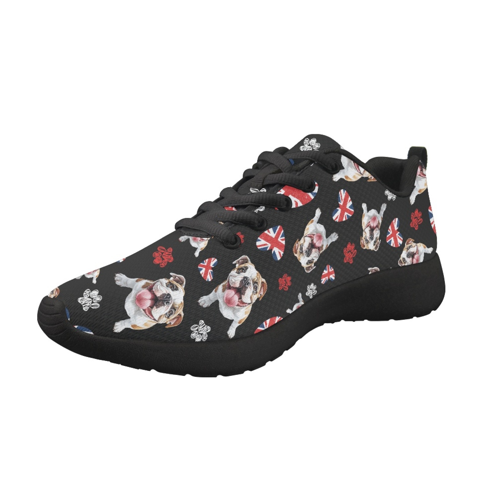 UK Pug Dog Pattern Summer Mesh - đánh giá và giá Men Shoes Uk