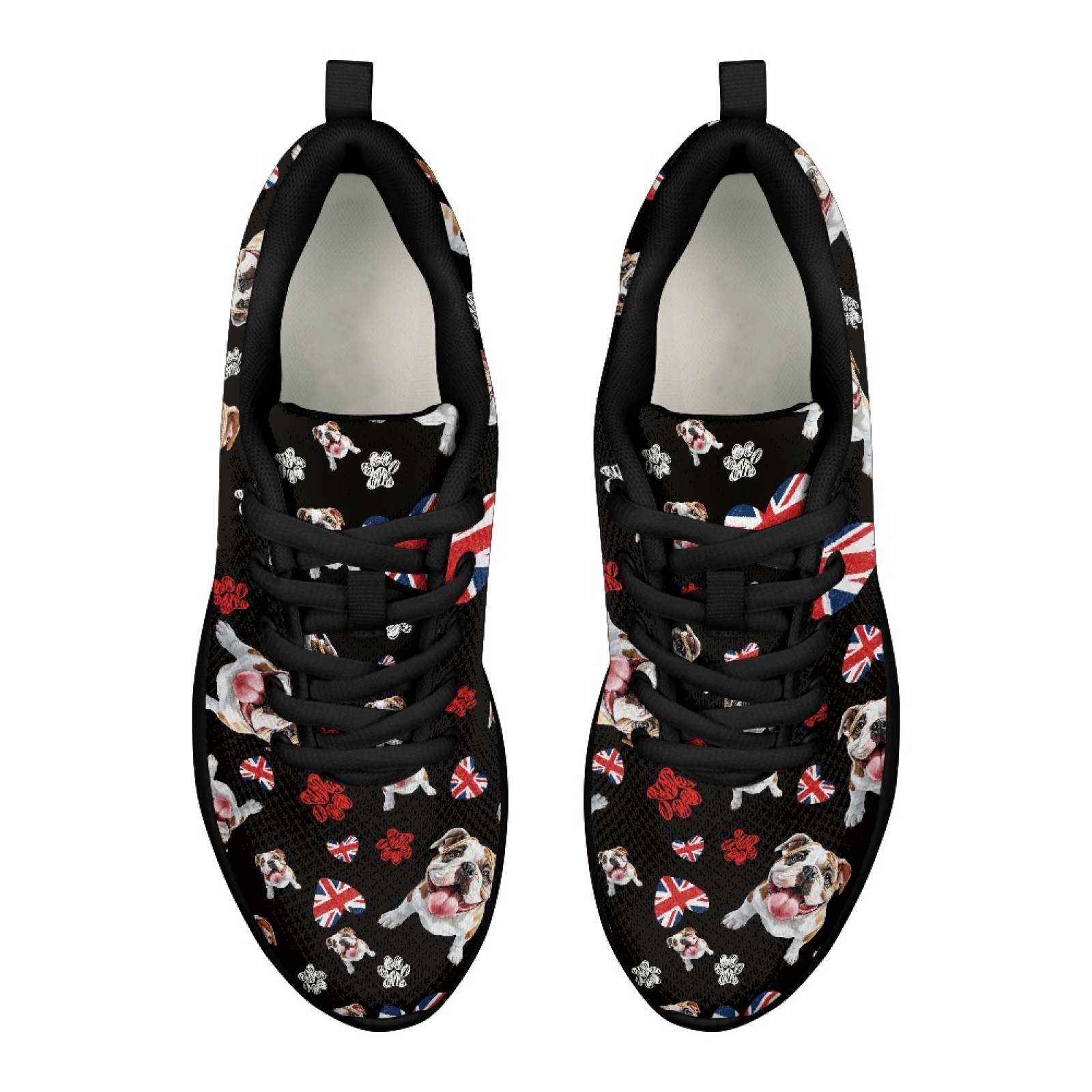 UK Pug Dog Pattern Summer Mesh - đánh giá và giá Men Shoes Uk