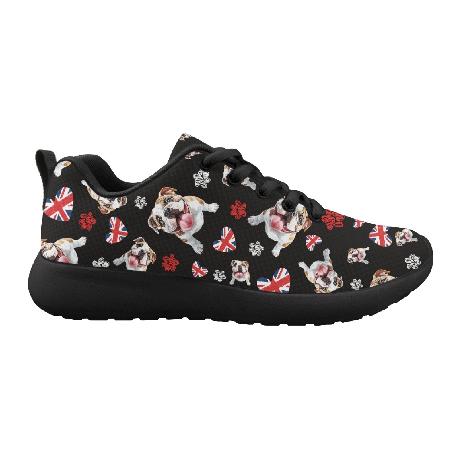 UK Pug Dog Pattern Summer Mesh - đánh giá và giá Men Shoes Uk